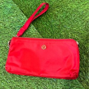 Lululemon Athletica Red Wristlet